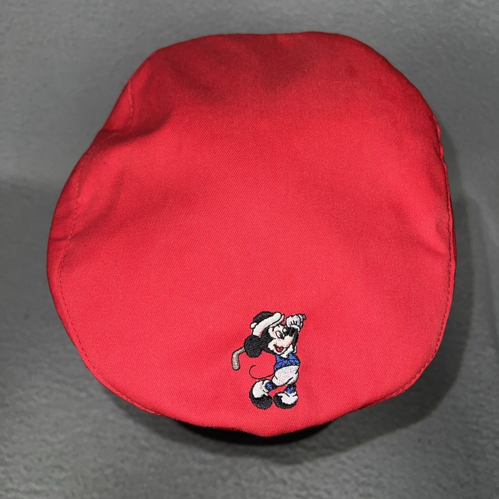 VTG Pro Collection Disney Mickey Mouse Golf Flat Cap Adjustable Hat Made in USA